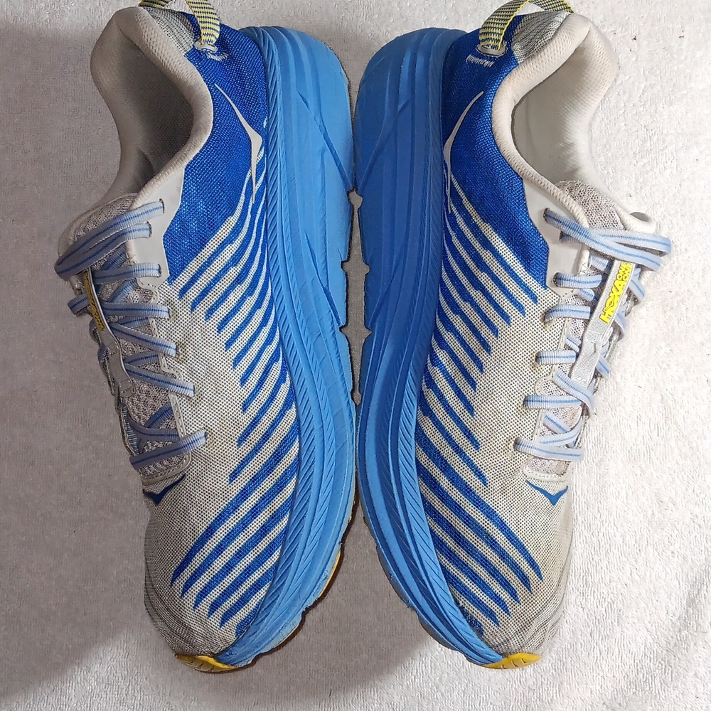 Hoka One One , Rincon, Men's-12.5, Blue/Grey - Picture 3 of 10